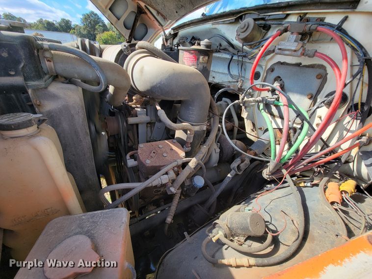 image for item KQ9101 1987 Ford 5700  digger derrick truck