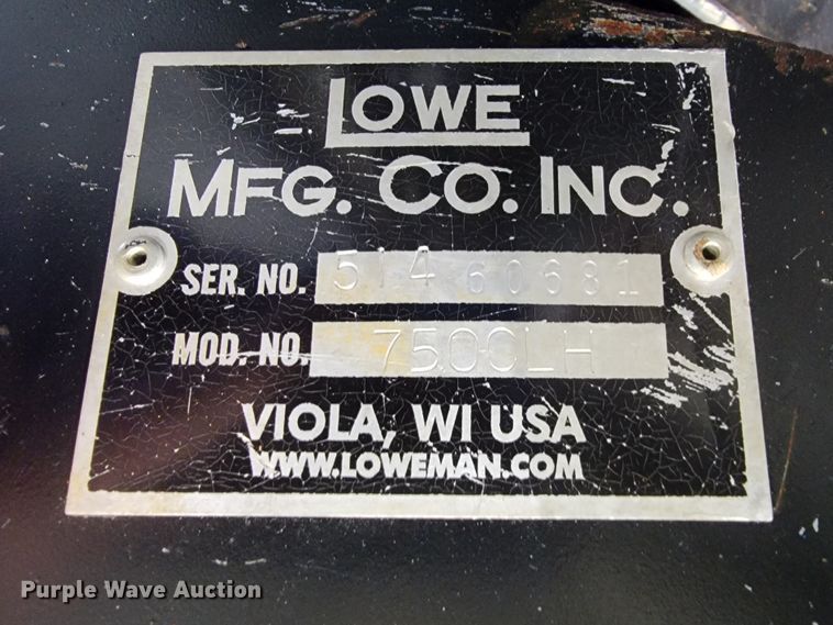 image for item KQ9106 Lowe 50LCH  skid steer auger