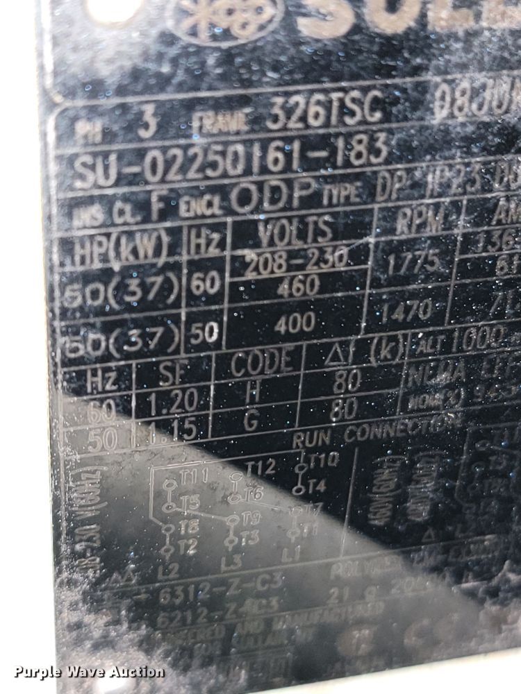 image for item KQ9107 Sullair 3700  air compressor