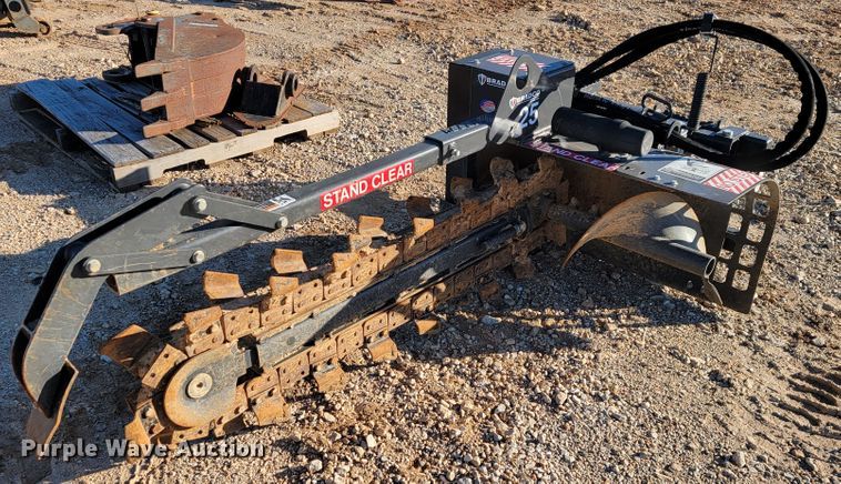 image for item KQ9115 2018 Paladin 625 skid steer trencher