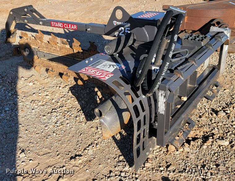 image for item KQ9115 2018 Paladin 625 skid steer trencher