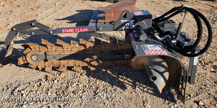 image for item KQ9115 2018 Paladin 625 skid steer trencher