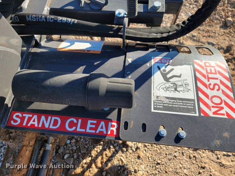 image for item KQ9115 2018 Paladin 625 skid steer trencher