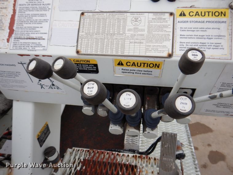 image for item KY9554 2001 International 4900  pressure digger truck