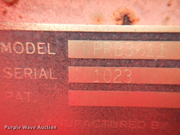 image for item KY9568 Coates PRB3611 10'10" W skid steer snow pusher