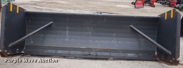 image for item KY9569 Paladin 10' W skid steer snow pusher