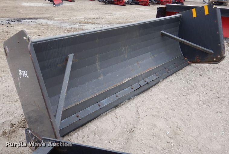 image for item KY9569 Paladin 10' W skid steer snow pusher