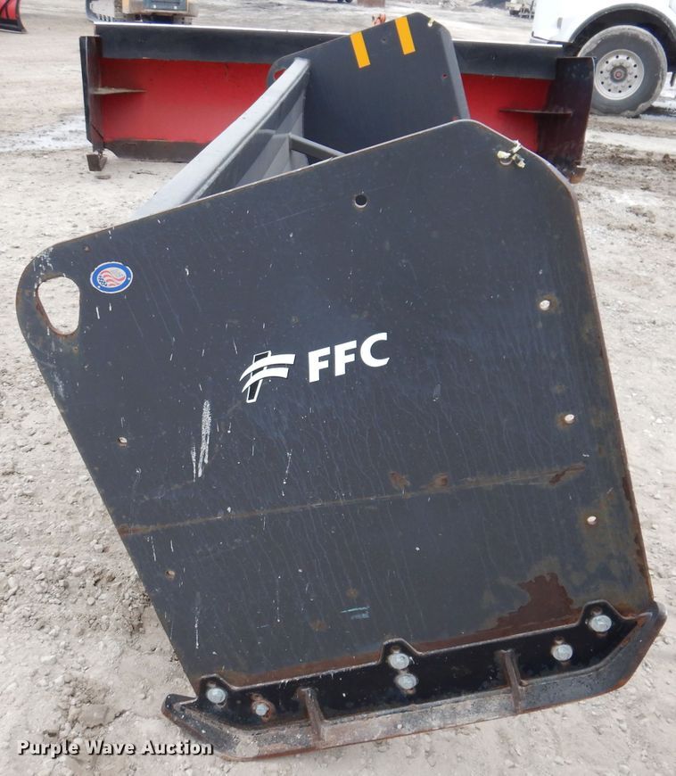 image for item KY9569 Paladin 10' W skid steer snow pusher