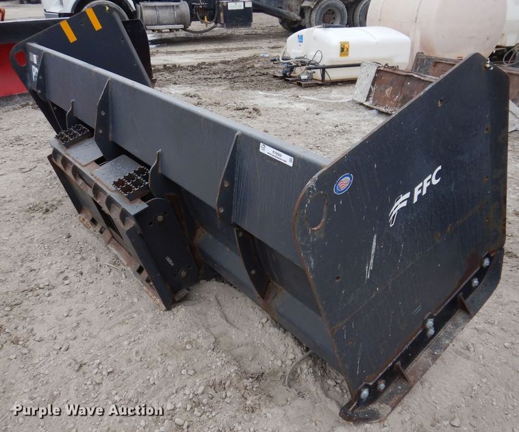 image for item KY9569 Paladin 10' W skid steer snow pusher