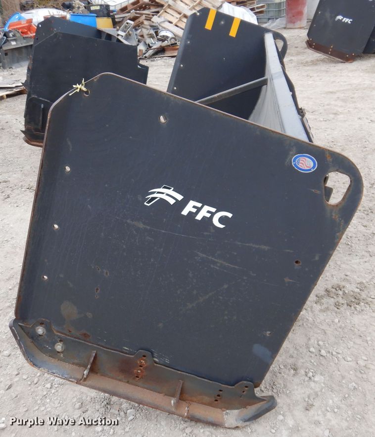 image for item KY9569 Paladin 10' W skid steer snow pusher