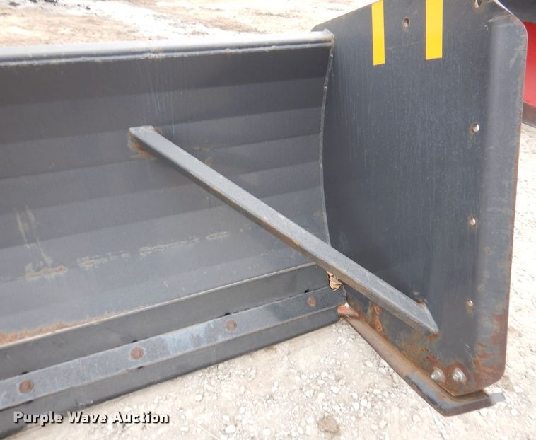 image for item KY9569 Paladin 10' W skid steer snow pusher