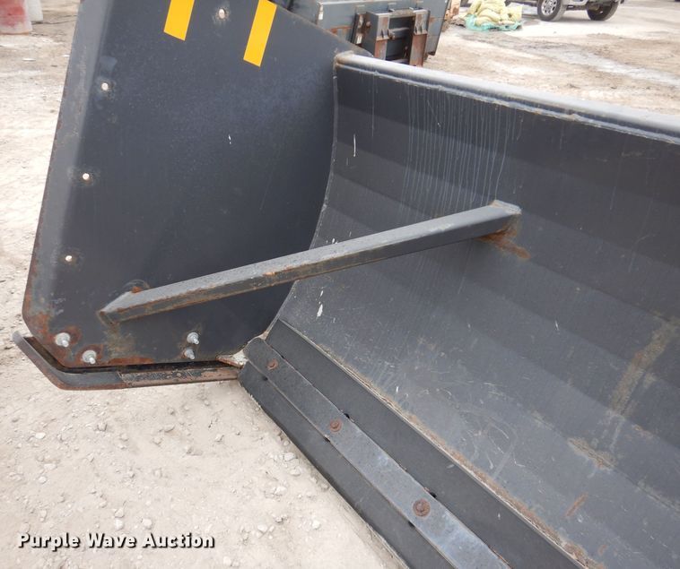 image for item KY9569 Paladin 10' W skid steer snow pusher