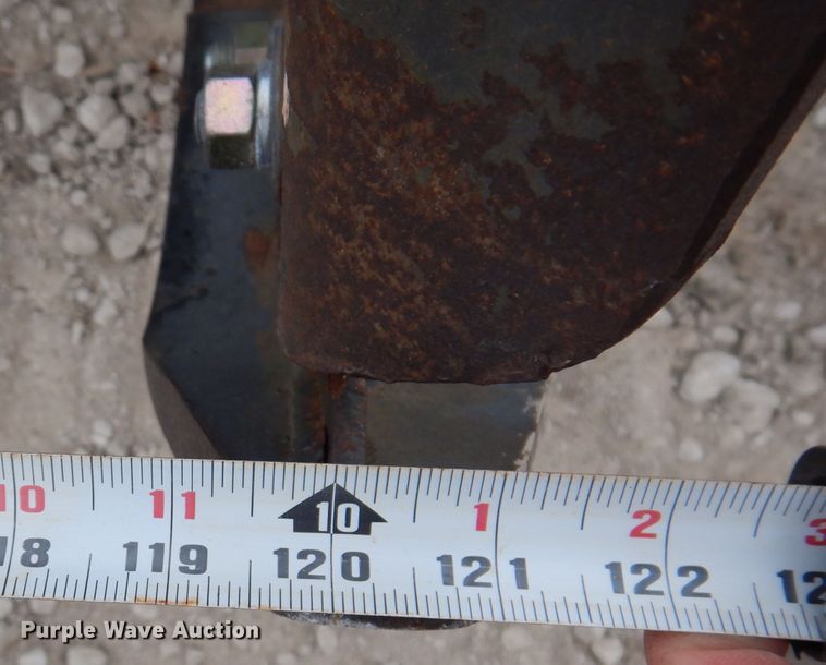 image for item KY9569 Paladin 10' W skid steer snow pusher