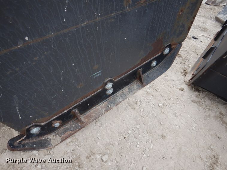 image for item KY9569 Paladin 10' W skid steer snow pusher