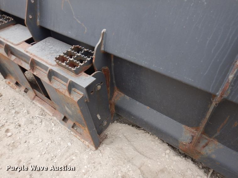 image for item KY9569 Paladin 10' W skid steer snow pusher