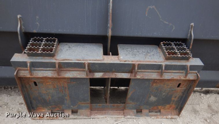 image for item KY9569 Paladin 10' W skid steer snow pusher