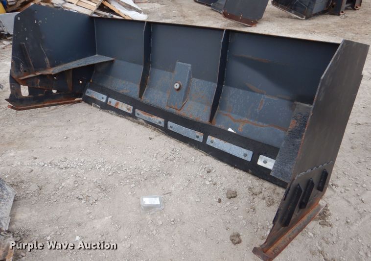 image for item KY9570 Virnig 9'W skid steer snow pusher