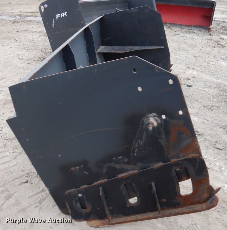 image for item KY9570 Virnig 9'W skid steer snow pusher