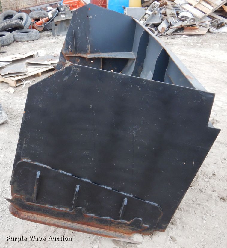 image for item KY9570 Virnig 9'W skid steer snow pusher