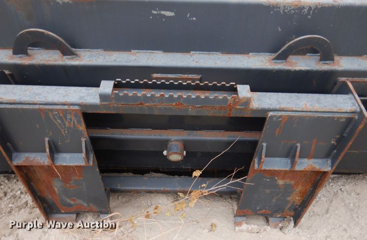 image for item KY9570 Virnig 9'W skid steer snow pusher