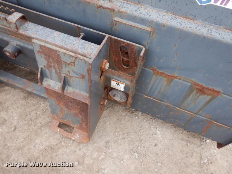 image for item KY9571 Virnig 9'W skid steer snow pusher