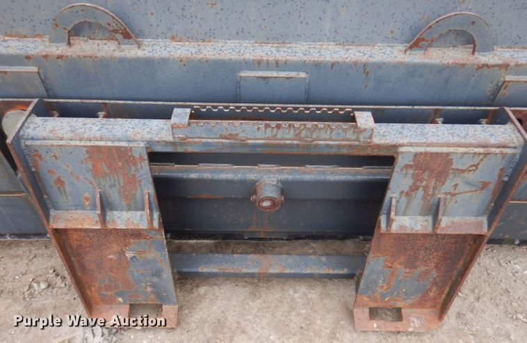 image for item KY9571 Virnig 9'W skid steer snow pusher