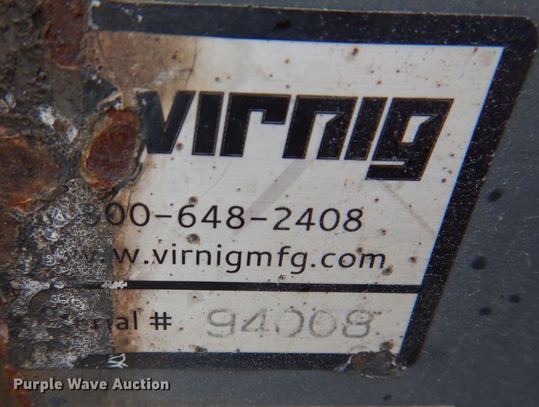 image for item KY9571 Virnig 9'W skid steer snow pusher