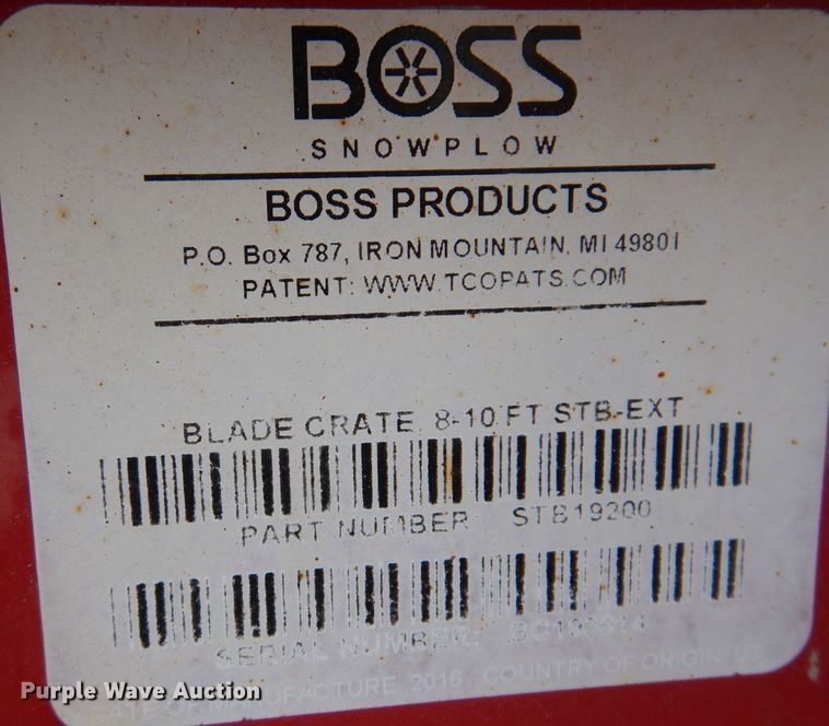 image for item KY9575 Boss EXT ST Blade snow plow