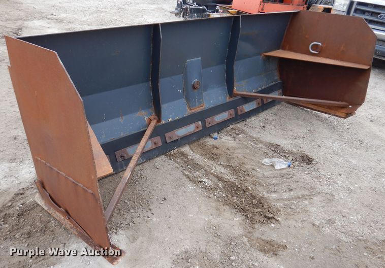 image for item KY9577 Virnig 9'W skid steer snow pusher