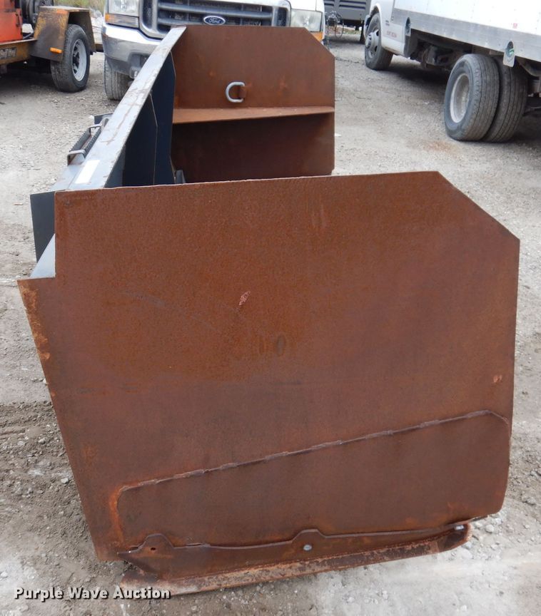 image for item KY9577 Virnig 9'W skid steer snow pusher