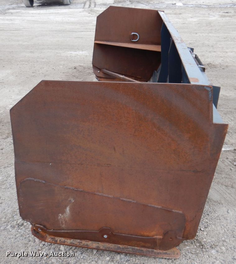 image for item KY9577 Virnig 9'W skid steer snow pusher