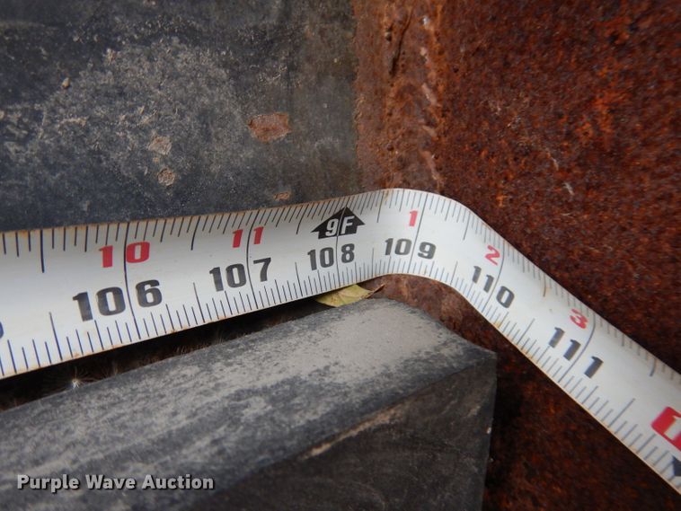 image for item KY9577 Virnig 9'W skid steer snow pusher