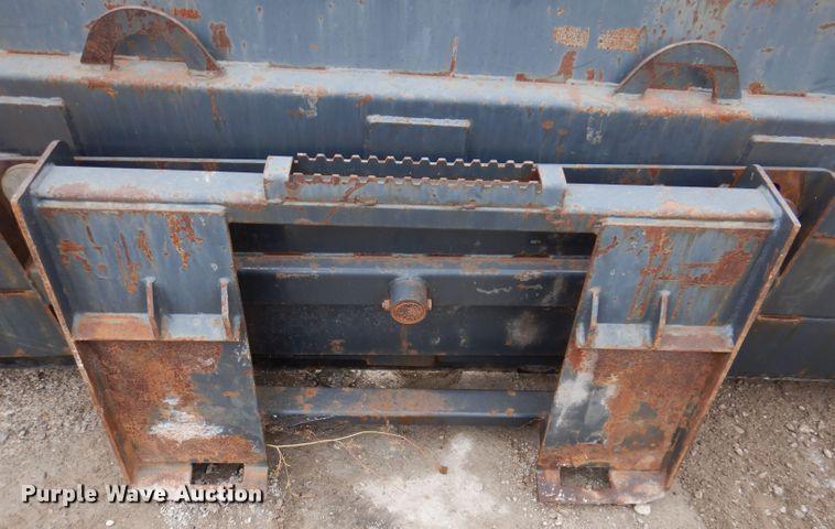 image for item KY9577 Virnig 9'W skid steer snow pusher