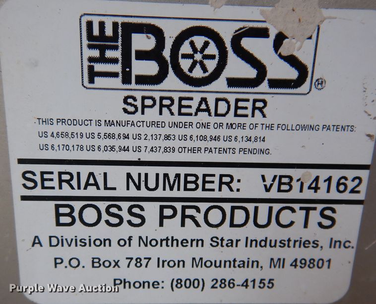 image for item KY9578 Boss VBX 9000 spreader