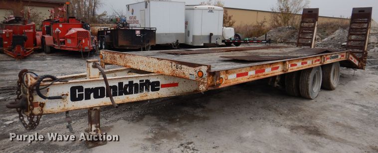 image for item KY9580 1998 Cronkhite 6400A  equipment trailer