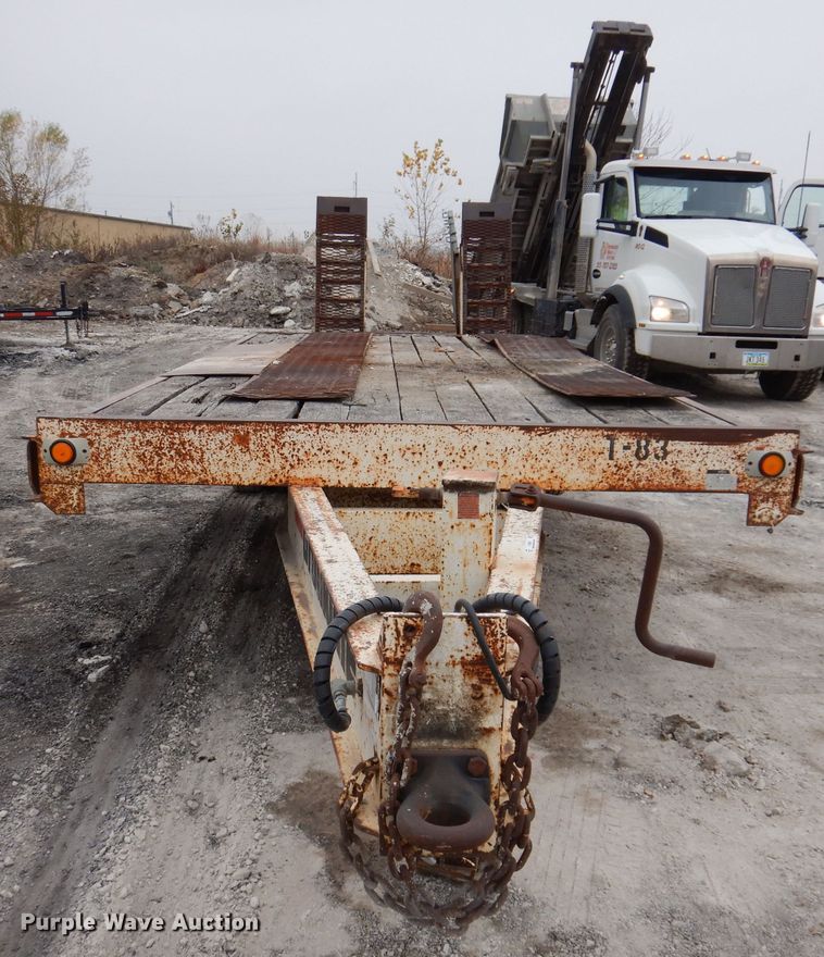 image for item KY9580 1998 Cronkhite 6400A  equipment trailer