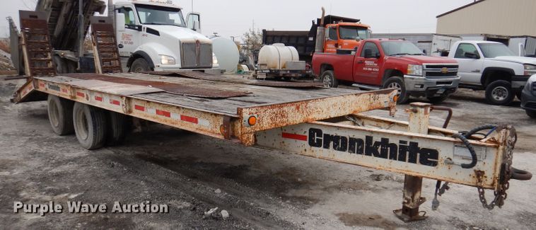 image for item KY9580 1998 Cronkhite 6400A  equipment trailer