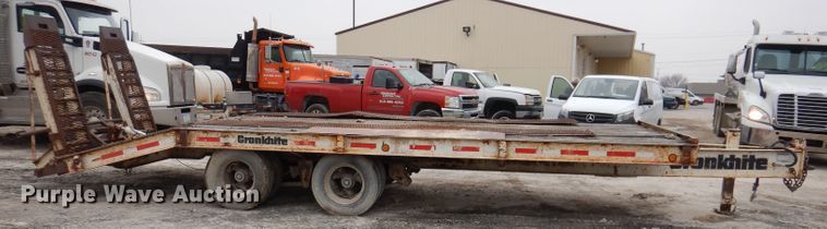 image for item KY9580 1998 Cronkhite 6400A  equipment trailer