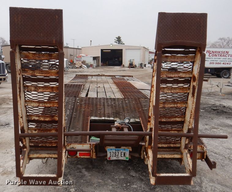 image for item KY9580 1998 Cronkhite 6400A  equipment trailer