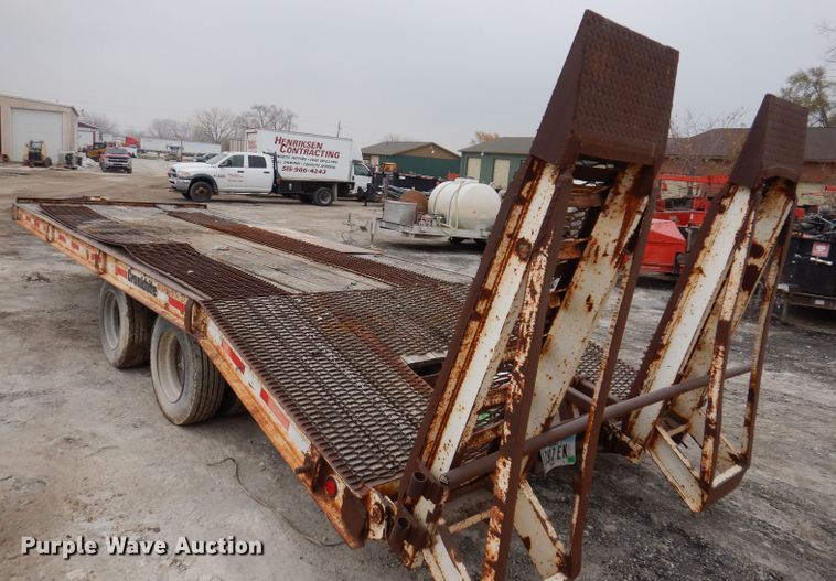 image for item KY9580 1998 Cronkhite 6400A  equipment trailer