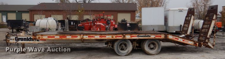 image for item KY9580 1998 Cronkhite 6400A  equipment trailer