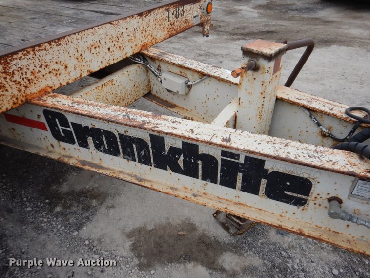 image for item KY9580 1998 Cronkhite 6400A  equipment trailer