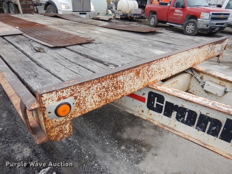 image for item KY9580 1998 Cronkhite 6400A  equipment trailer