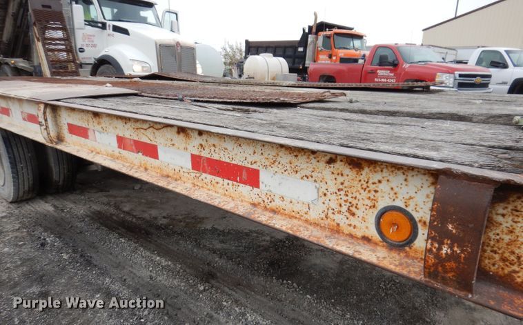 image for item KY9580 1998 Cronkhite 6400A  equipment trailer