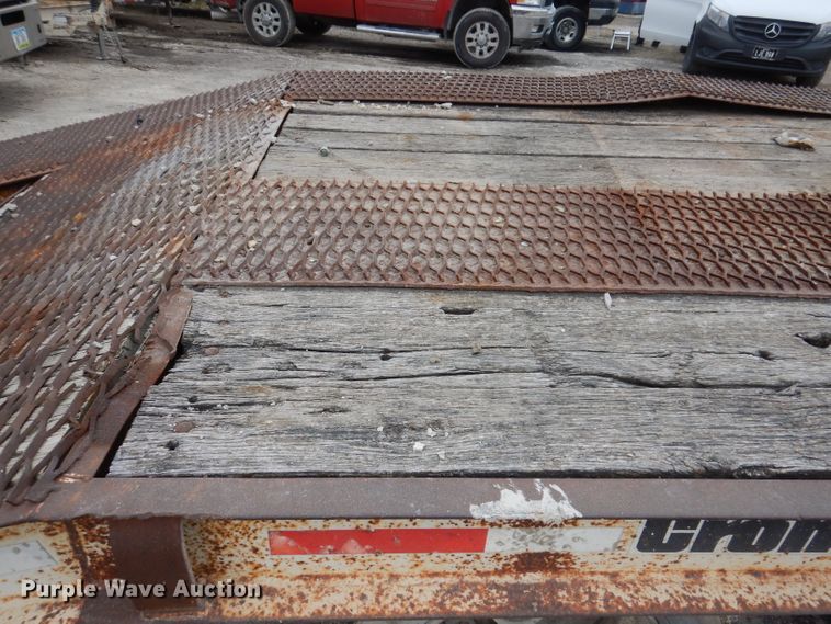 image for item KY9580 1998 Cronkhite 6400A  equipment trailer