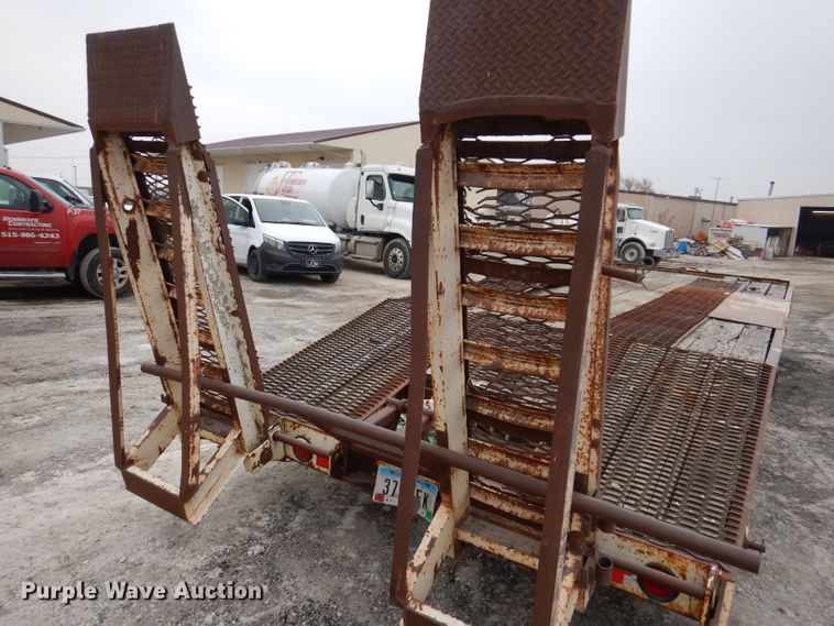 image for item KY9580 1998 Cronkhite 6400A  equipment trailer