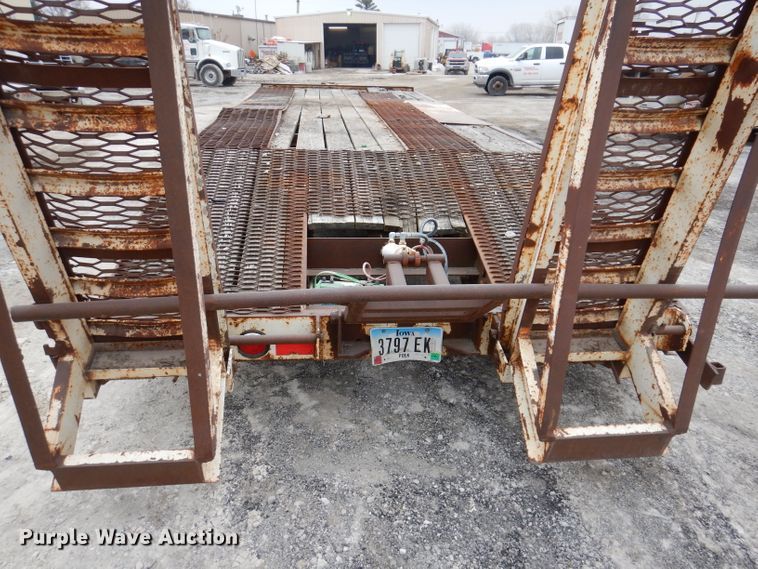 image for item KY9580 1998 Cronkhite 6400A  equipment trailer