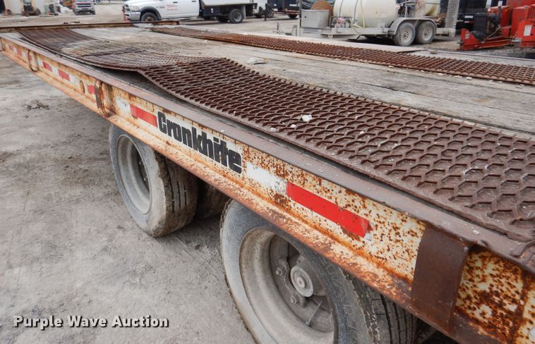 image for item KY9580 1998 Cronkhite 6400A  equipment trailer