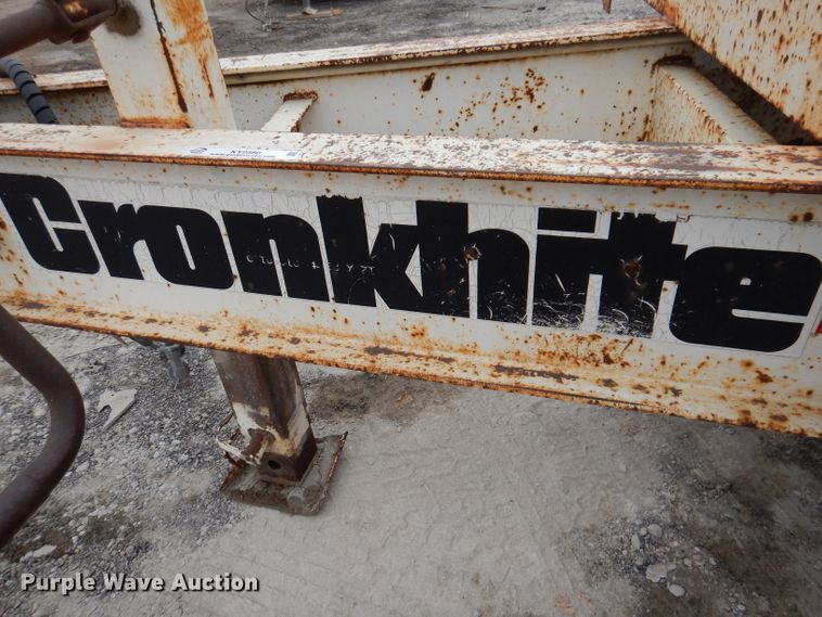 image for item KY9580 1998 Cronkhite 6400A  equipment trailer