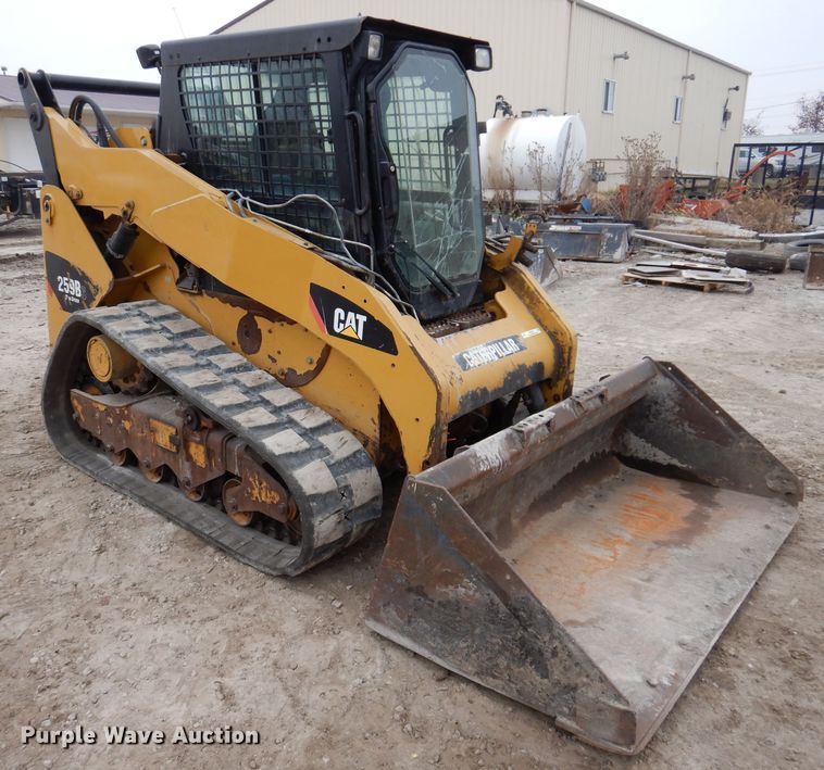 image for item KY9582 2012 Caterpillar 259B3  tracked skid steer loader